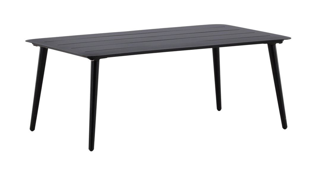 Venture Design Lina sofabord i sort alu 60 x 100 x H40 cm