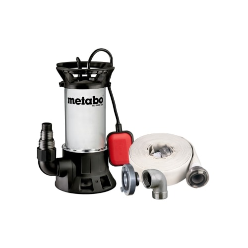 Metabo PS 18000 SN spildevandsdykpumpe med slange og kobling 1100W