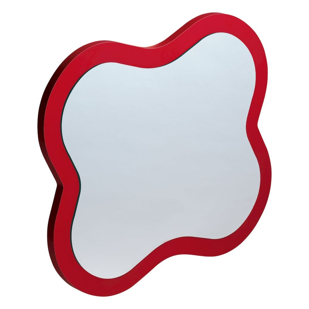 Laufen Florakids spejl til børn kinarød 435 x 383 x 21 mm