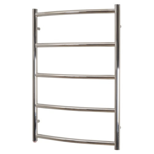 Kriss Sino elektrisk håndklædevarmer i poleret stål 650 x 430 mm 45 watt