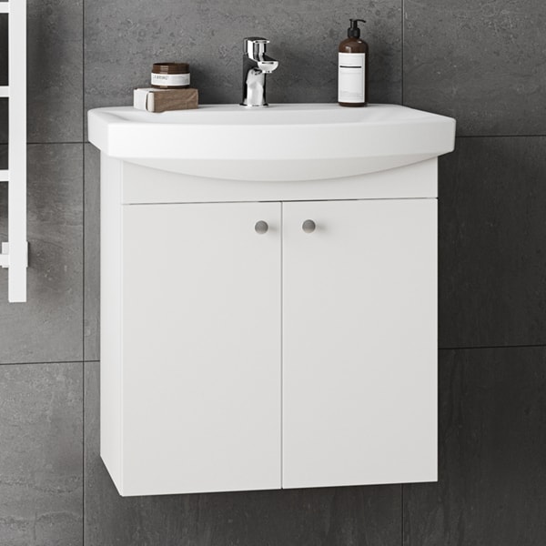 Westerbergs Lycka underskab i hvid med låger 600 mm