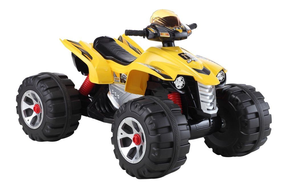 ATV Quad Bike elkøretøj i gul 12V