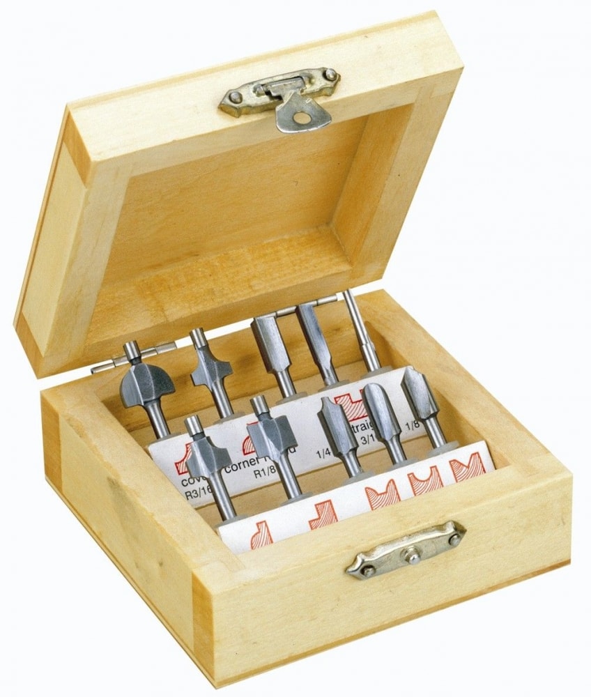 Proxxon profilfræsersæt 10 dele.Proxxon nr. 29020