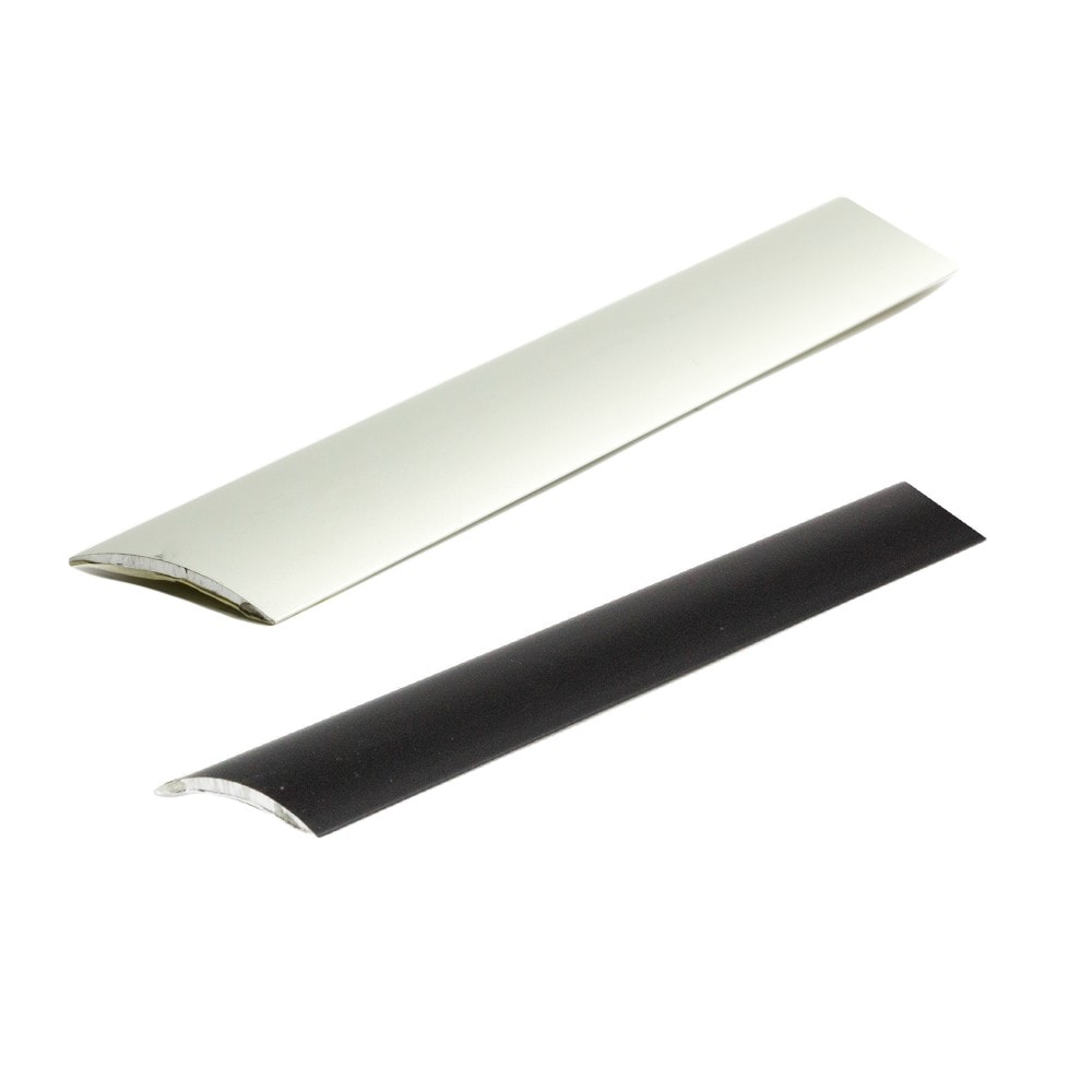 Habo Tæppeliste sølvfarvet 40 x 5 x 2000 mm selvklæbende (eloxeret)