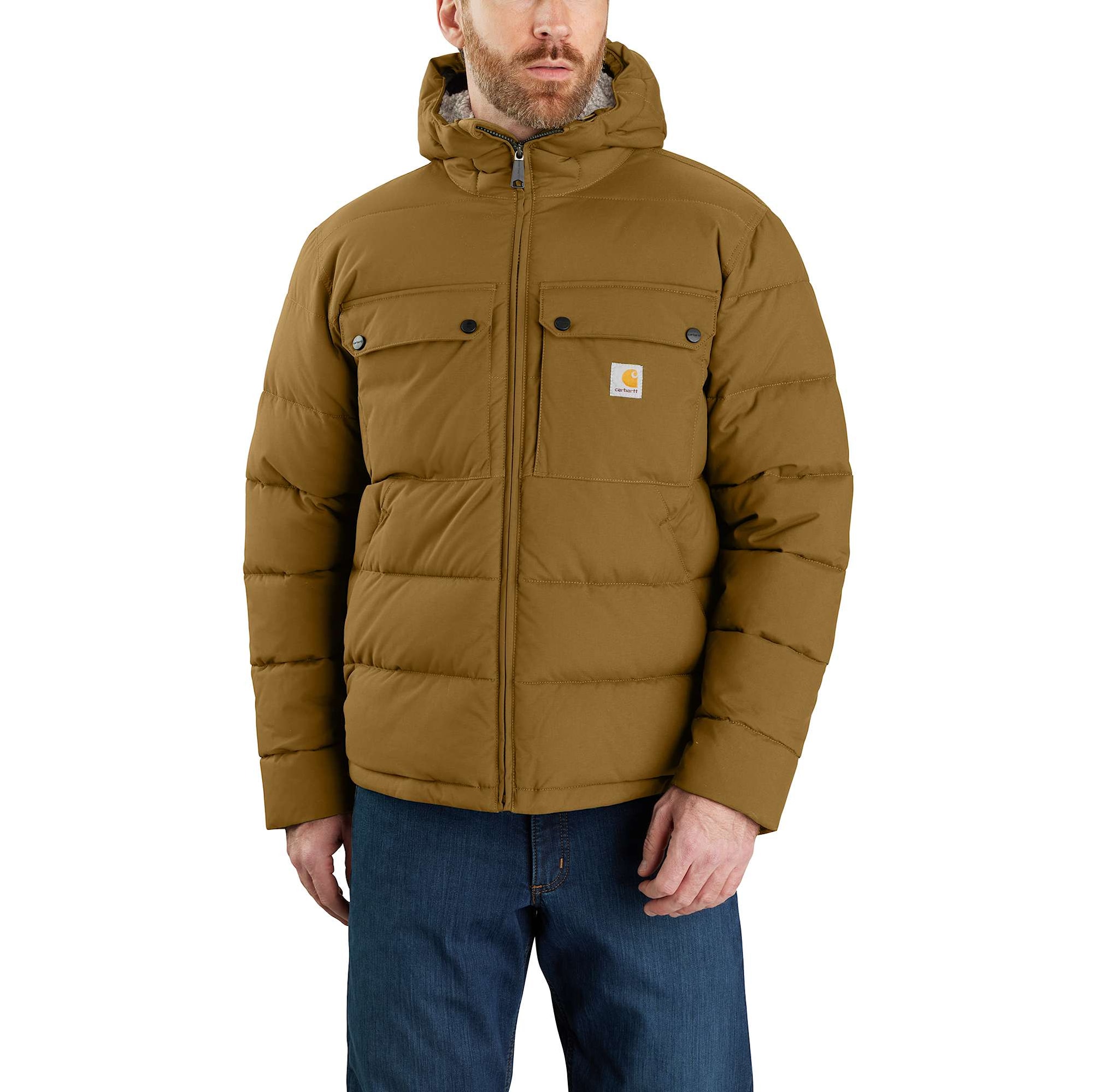 Carhartt Midweight Winter Jacket Men Oak Brown XXL
