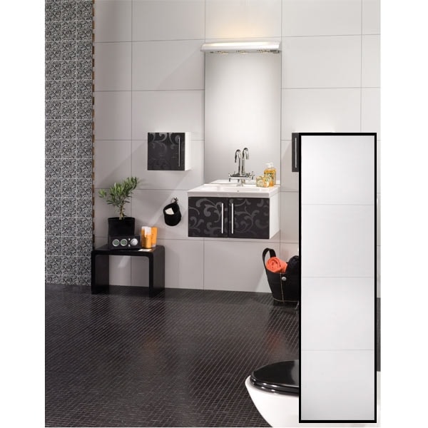 Fibo vådrumspanel 3091-M66 HG Denv. White Fortissimo, 2 stk. 11x620x2400mm