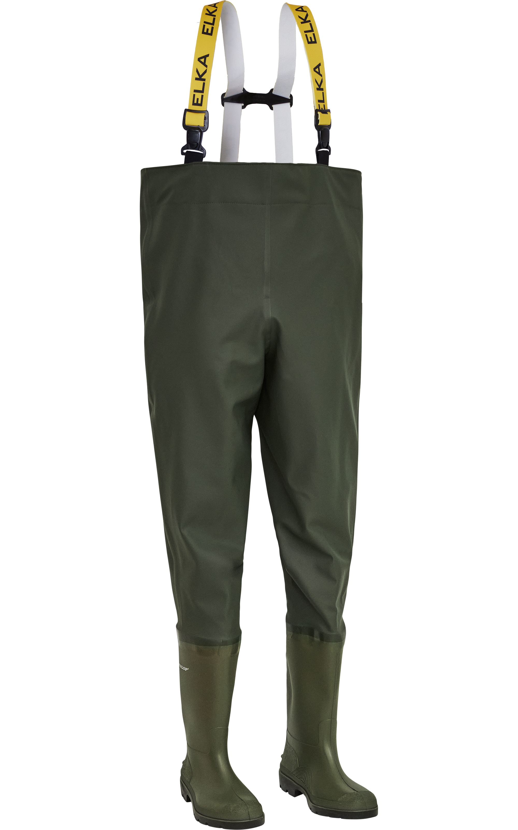 Elka Waders - Oliven - Længde 94 cm - 38