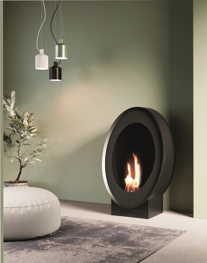 Nortiq Osaka biopejs i sort, gulvstående