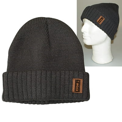 Beanie strikket Grå