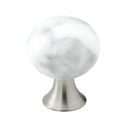 Beslag Design Bead Straight-28 knop marmor/grå