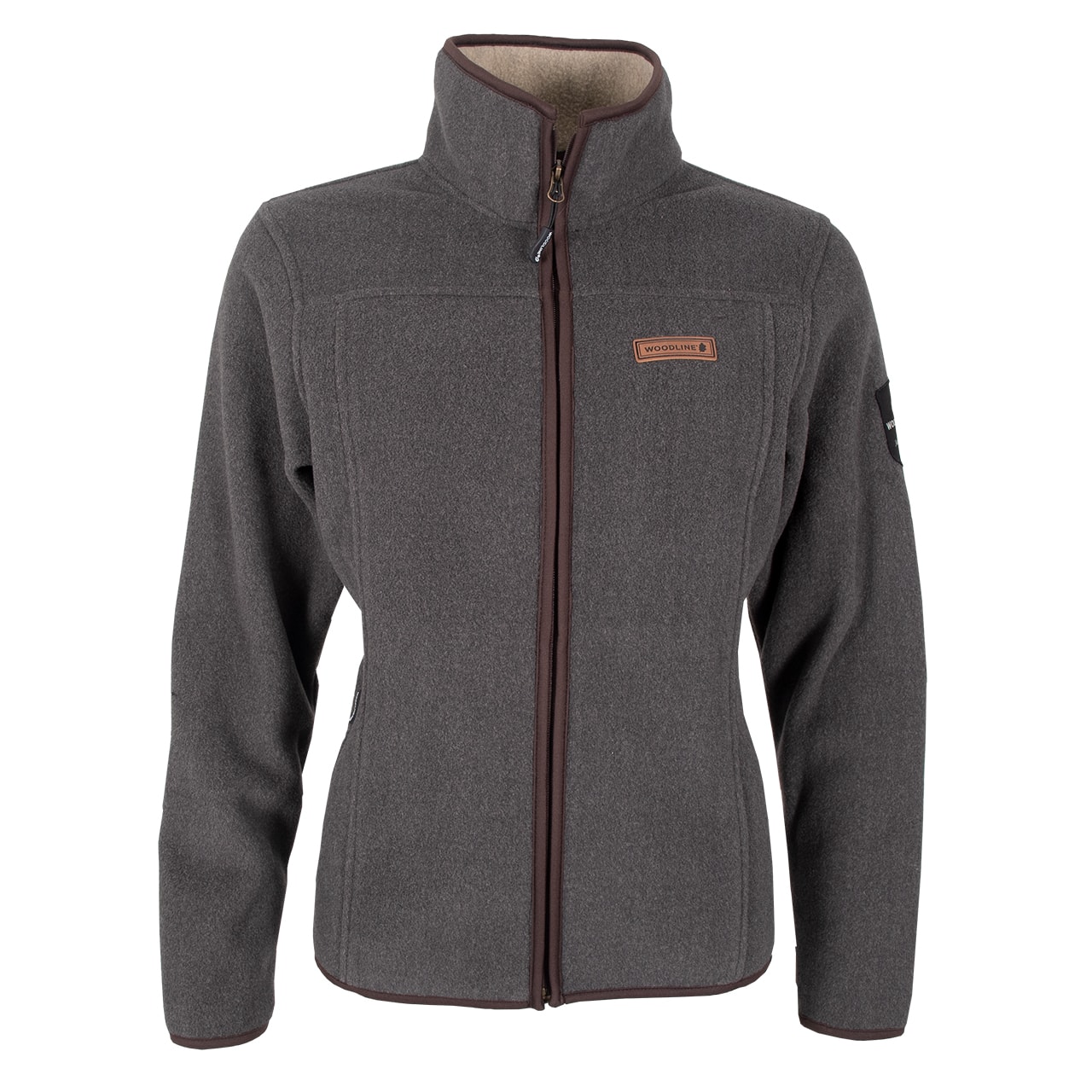Woodline Fleecetrøje Bolmen Grå Dame str 44