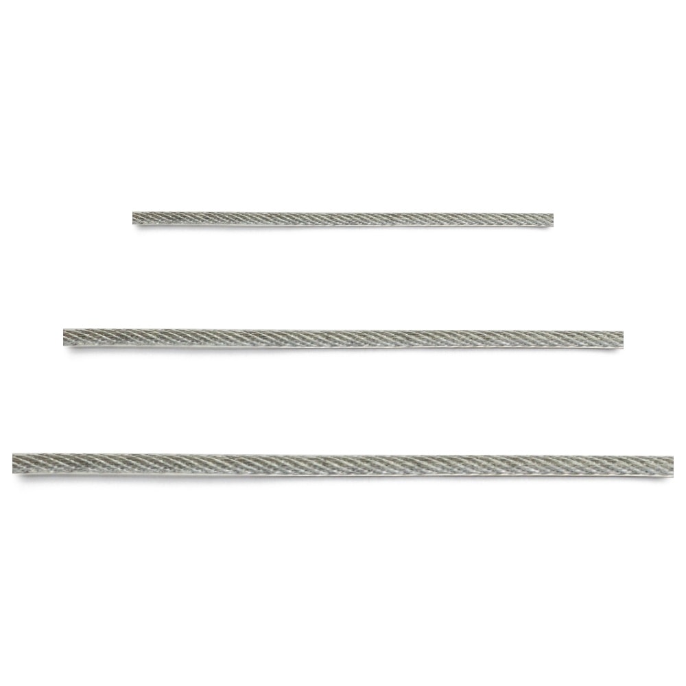 Habo stålwire Galvaniseret/Pvc 4x5 mm. Rulle med 50 m.