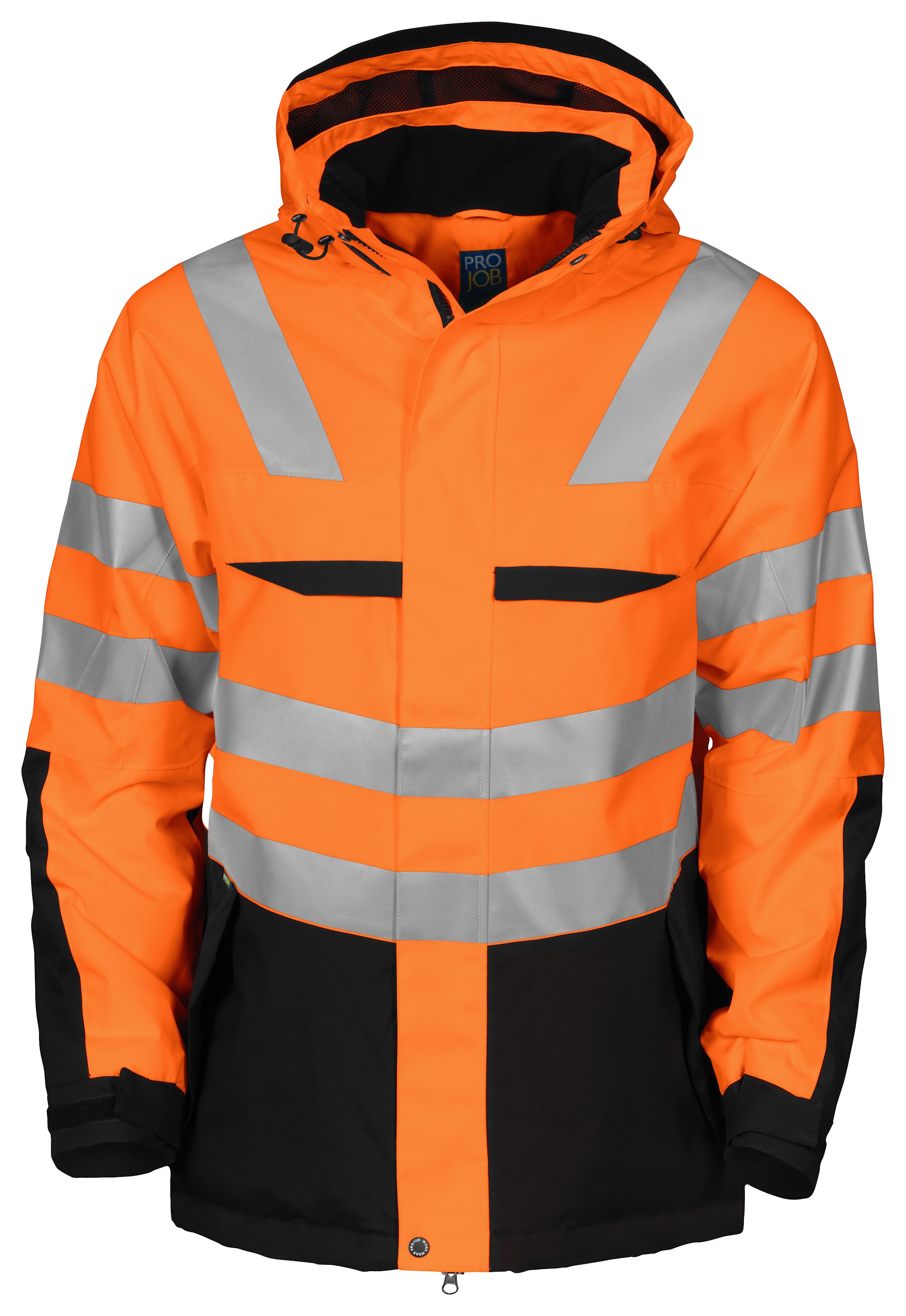 ProJob 6418 Foret Jakke En Iso 20471 Klasse 3 - Orange/Black - 3XL