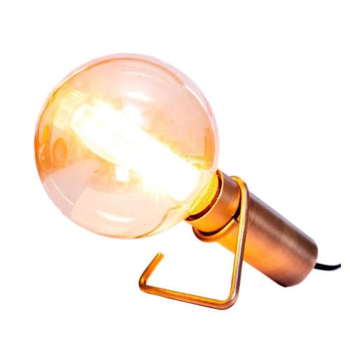 Halo Design Hook bordlampe / væglampe antik messing E27