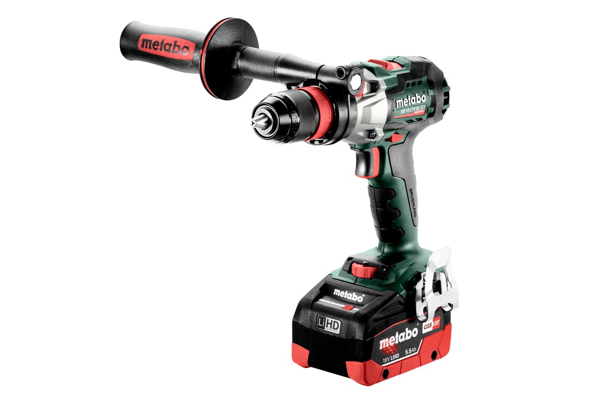 Metabo slagboremaskine SB 18 LTX BL Q I med 2x5,5Ah batteri og lader