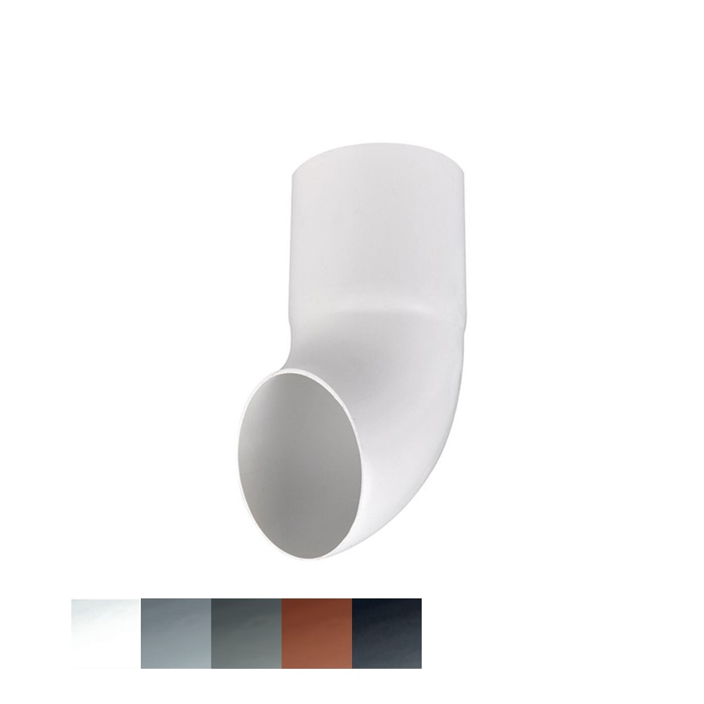 Plastmo udkaster 75 mm sort