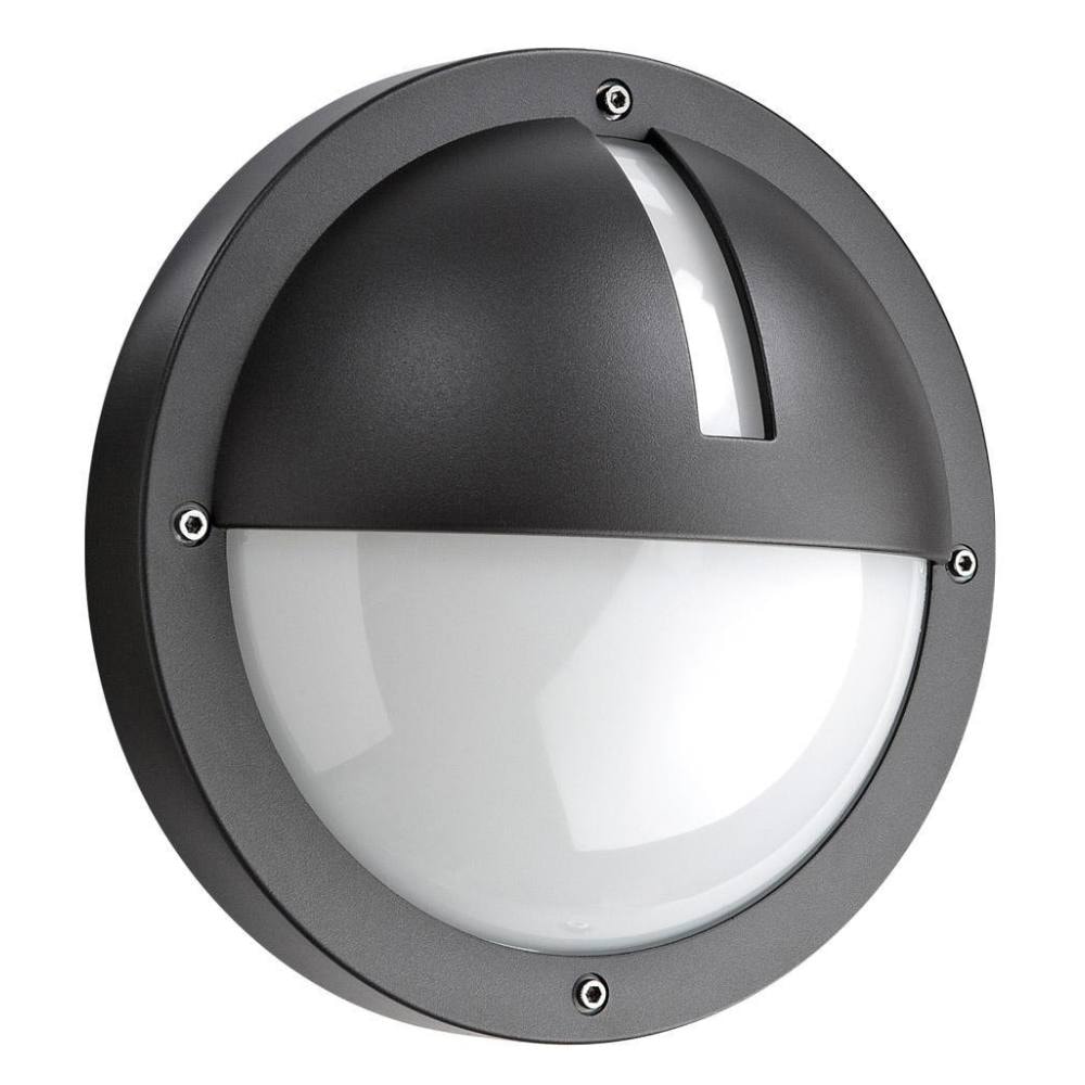 SG Uno LED væglampe i grafit 11,5W IP65 Ø27 cm