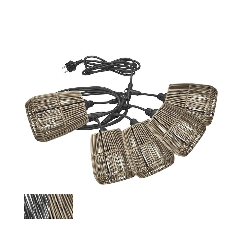 PR Home Flex Out Saigon udendørs lyskæde sort 650 cm