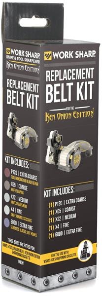 Work Sharp Slibebånd til Ken Onion, Pakke (5 forskellige bånd)