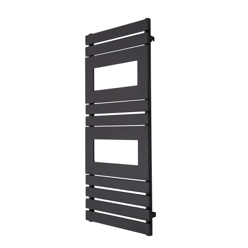 TVS Plano 2-500 håndklædetørrer i sort 1290 x 520 mm