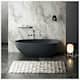 Bathlife Klok C912 fritstående badekar sort 84 x 180 cm