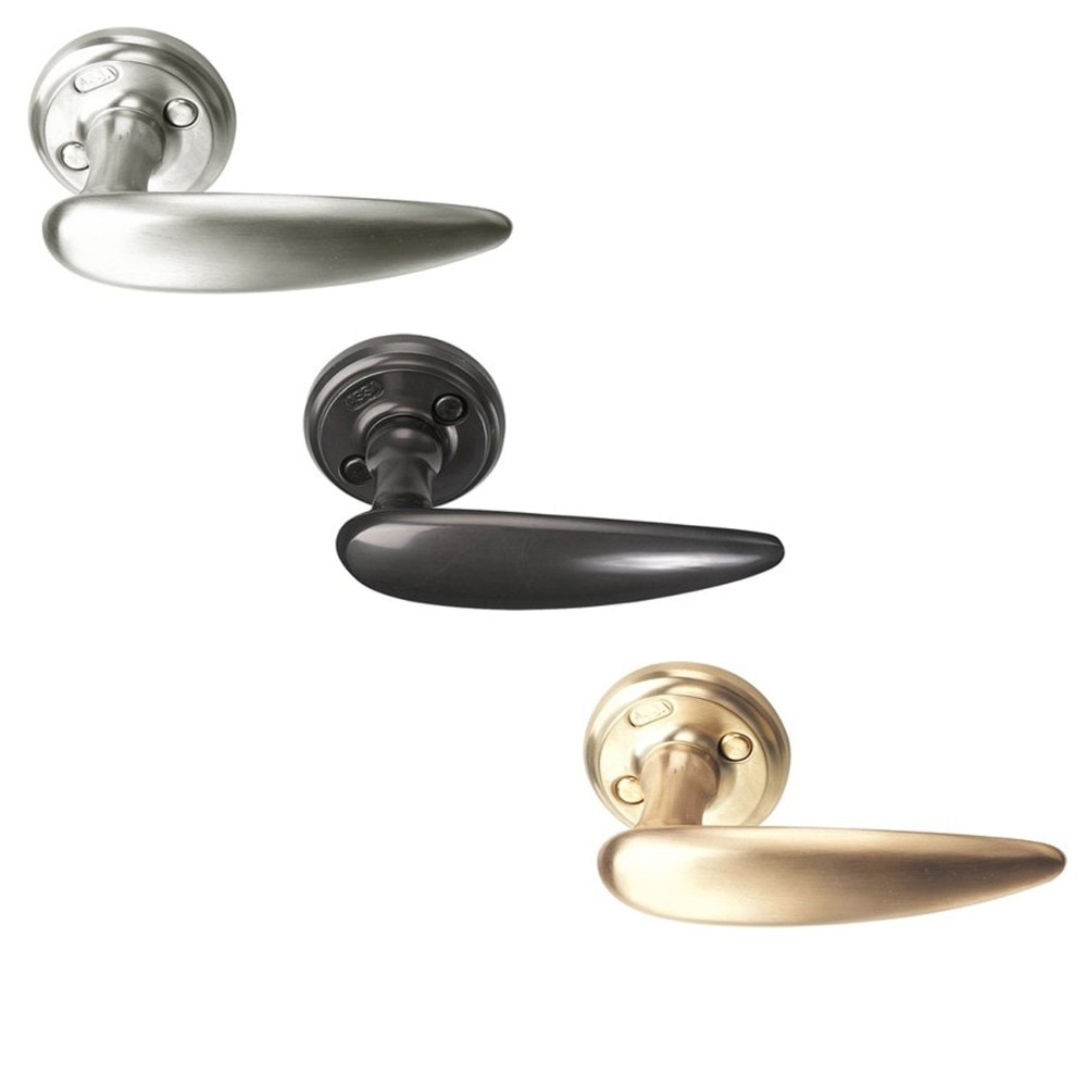 Swedoor Dørgreb 1935 t/ yderdøre Advance-Line - Mat krom inkl. vrider+ roset