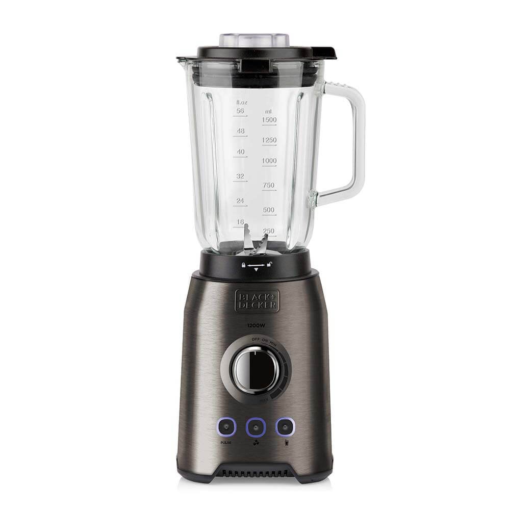 Black+Decker blender børstet stål 1200W