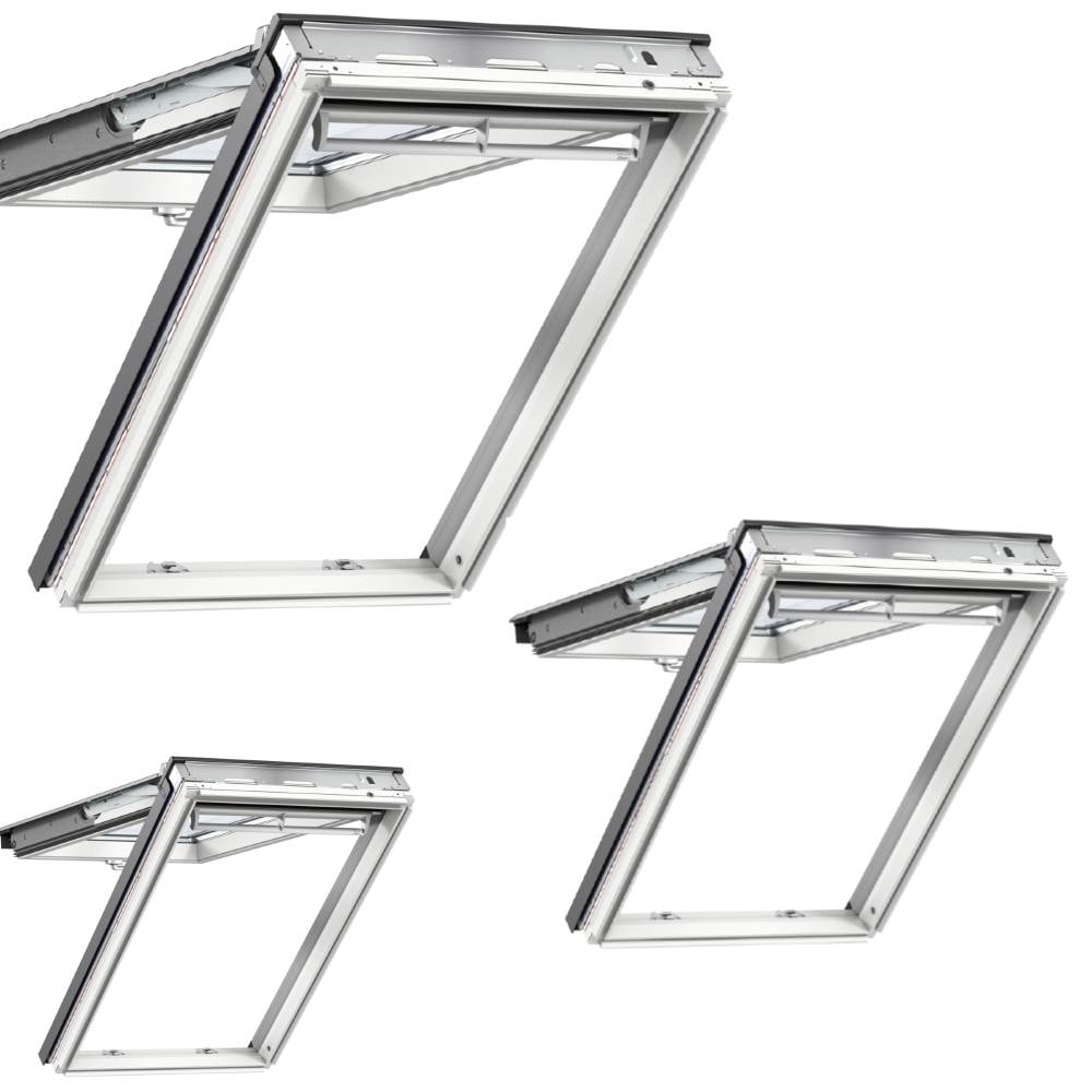 Velux GPL 2068 tophængt hvidmalet 3-lags super lavenergi MK06 78 x 118 cm