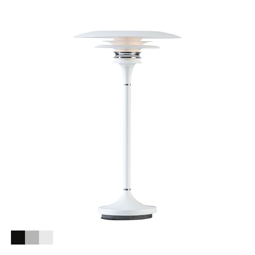 Belid Diablo bordlampe i mat hvid Ø20 cm