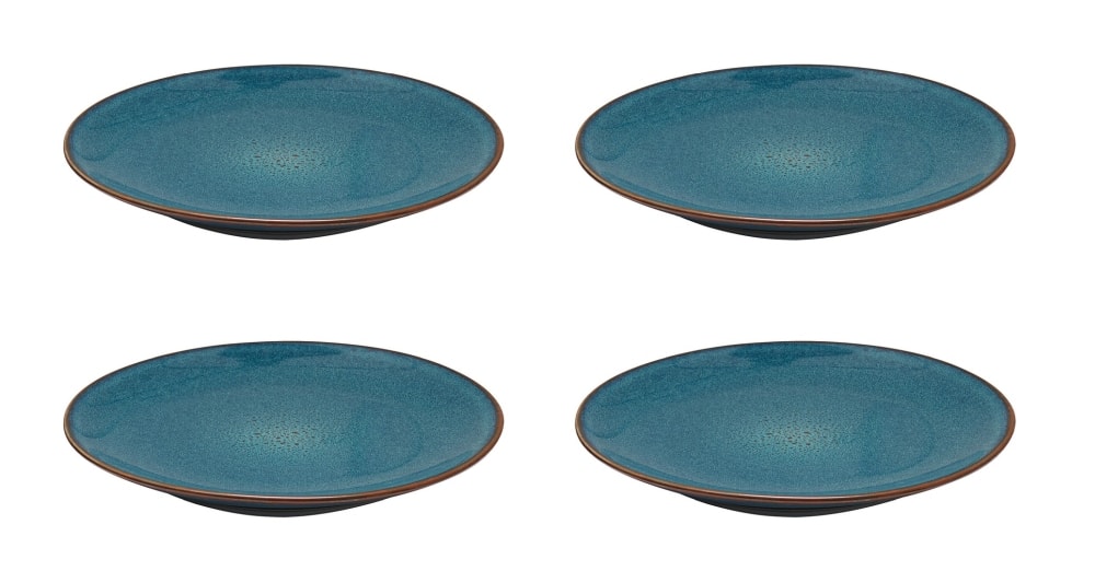 Aida Svale frokosttallerken i blå stentøj 19,5 cm 4 stk.
