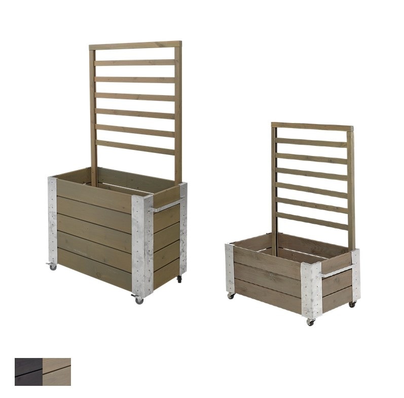 Plus Cubic blomsterrumdeler med hjul og espalier