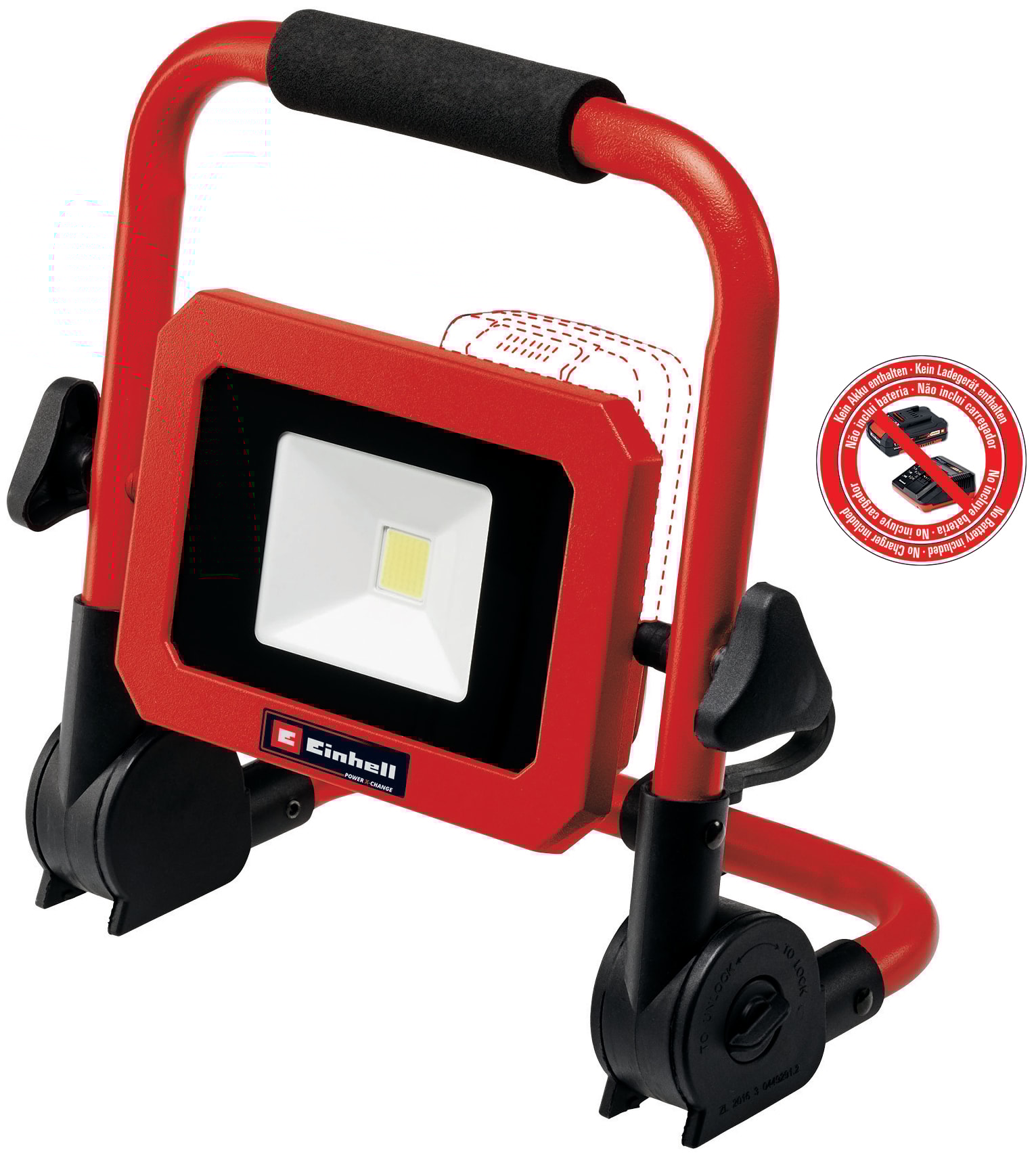 Einhell TC-CL 18/1800 LED arbejdslampe 18V 1800 lumen uden batteri og lader