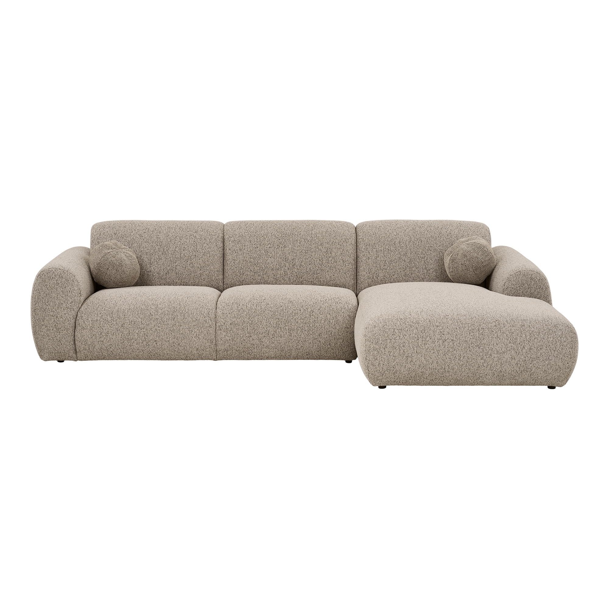 House Nordic Clyde loungesofa med 2 puder, sten grå HN1405