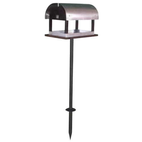 Gardenlife Rome fuglehus i sort træ inkl. stander