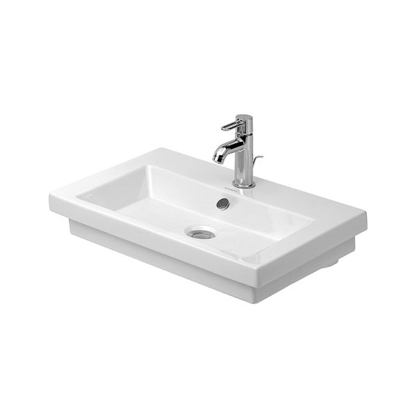 Duravit 2nd floor vask til nedfælding med WonderGliss 60 x 43 cm