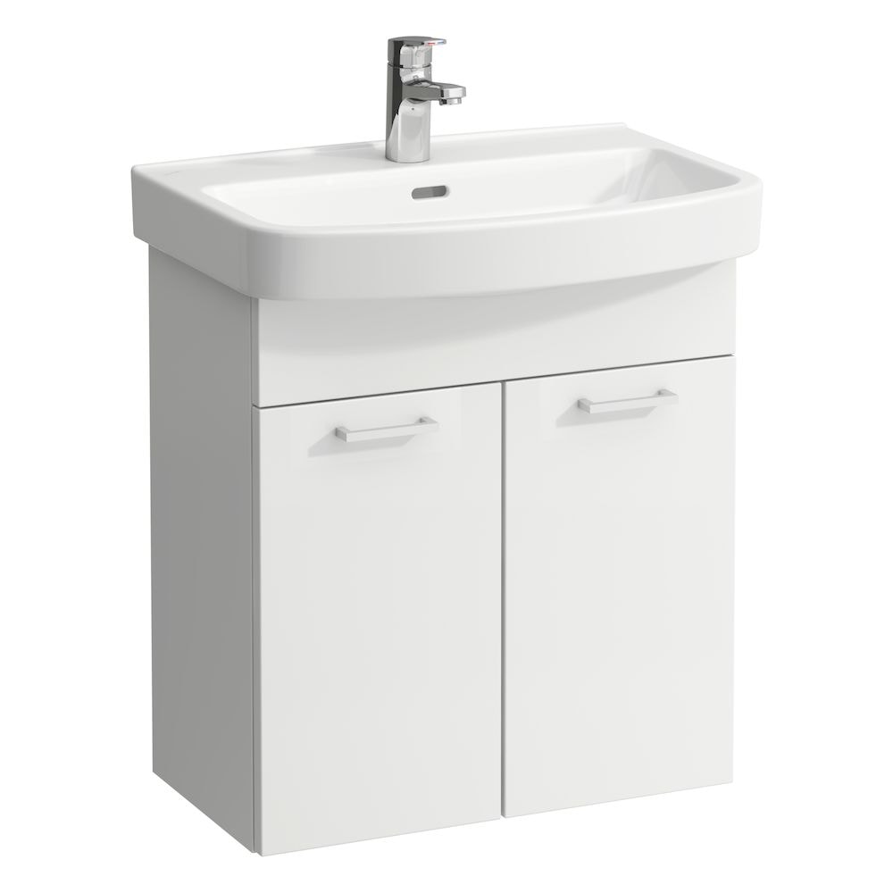 Laufen Kompas møbelpakke med 2 låger inkl. håndvask hvid 60 cm