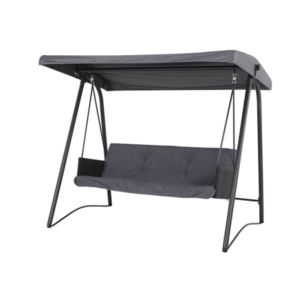 Outfit Sanne hængesofa i sort / grå 3 personer