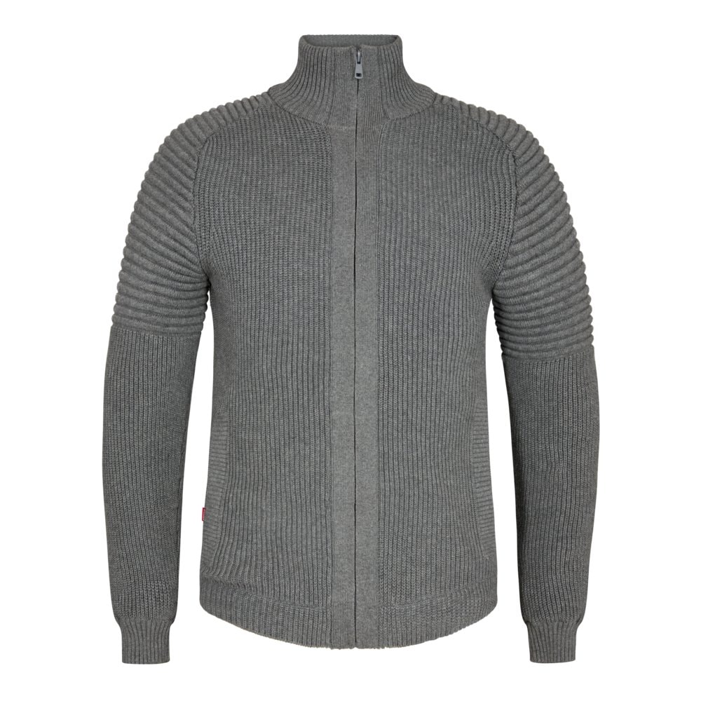 Engel Extend Windbreaker cardigan gråmelange str. 6XL