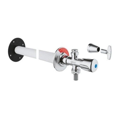 Grohe udendørshane / posteventil 170-500 mm. Frostsikker med automatisk tømning