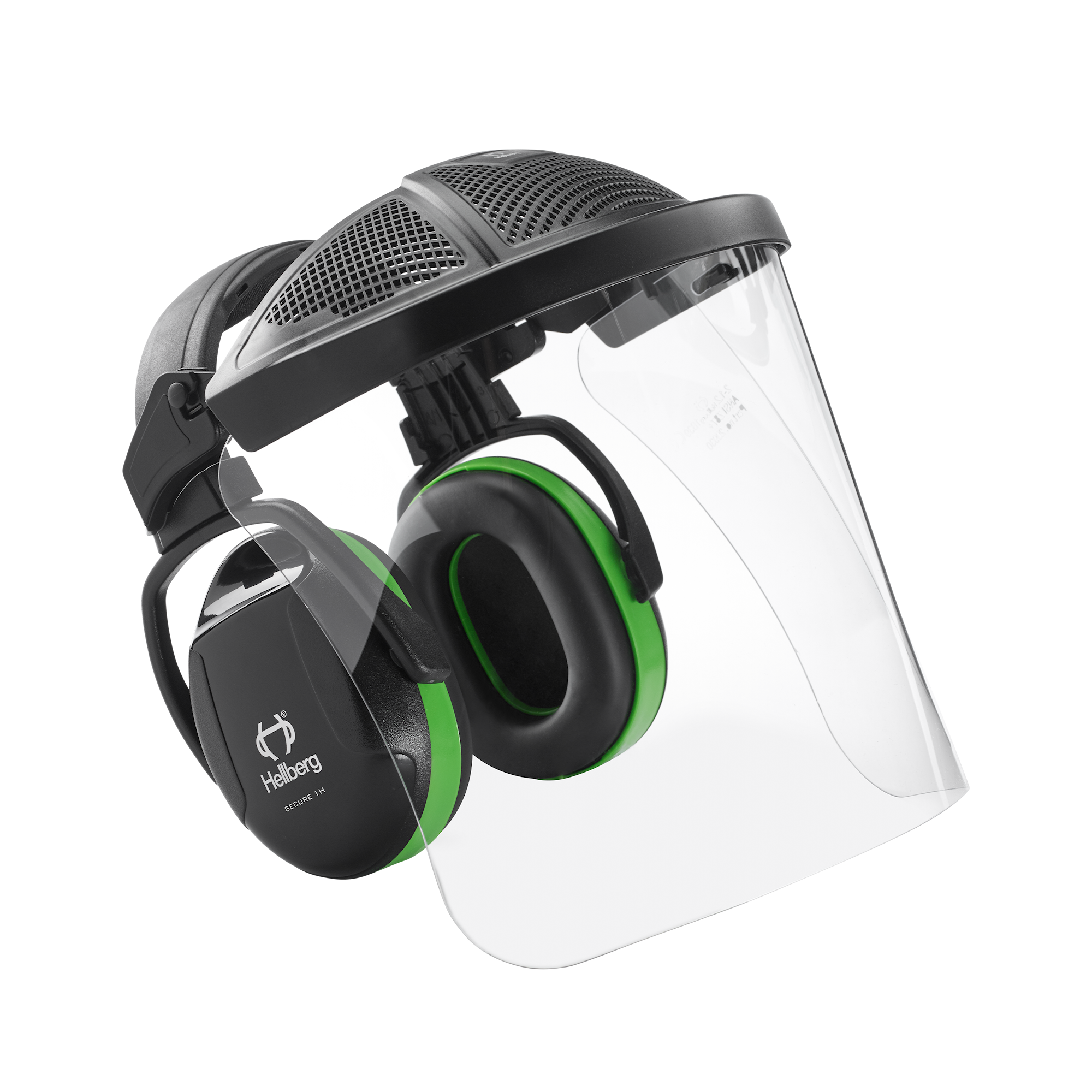 Hellberg Secure 2H PC visir høreværn og visir