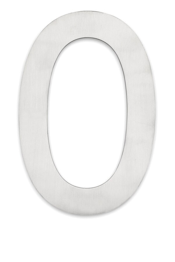 Husnummer nr 0 home rustfri