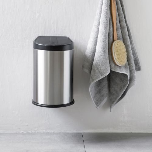 Steel-Function Rimini vægmonteret affaldsspand børstet stål 6 liter
