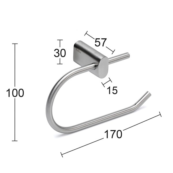 Habo Minerva Toiletpapirholder Rustfri