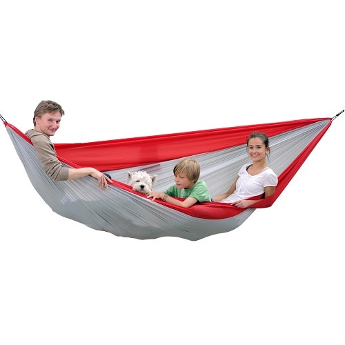 Amazonas Ultra-Light hængekøje Silk Traveller XXL med bæreevne på 200 kg.