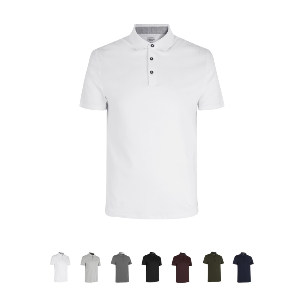 Seven Seas The polo sort str. 3XL