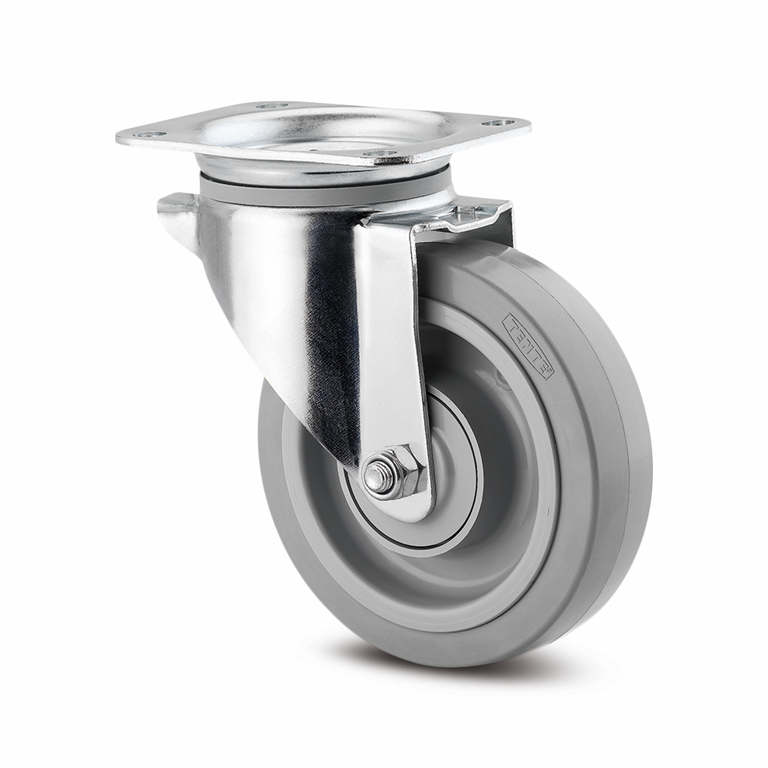 Kongamek grå elastiske hjul 3470UFP160P63