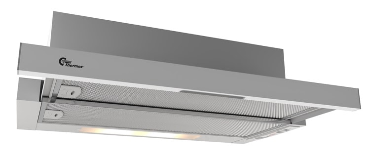 Thermex York III Lux udtræksemhætte i hvid med motor 50 cm
