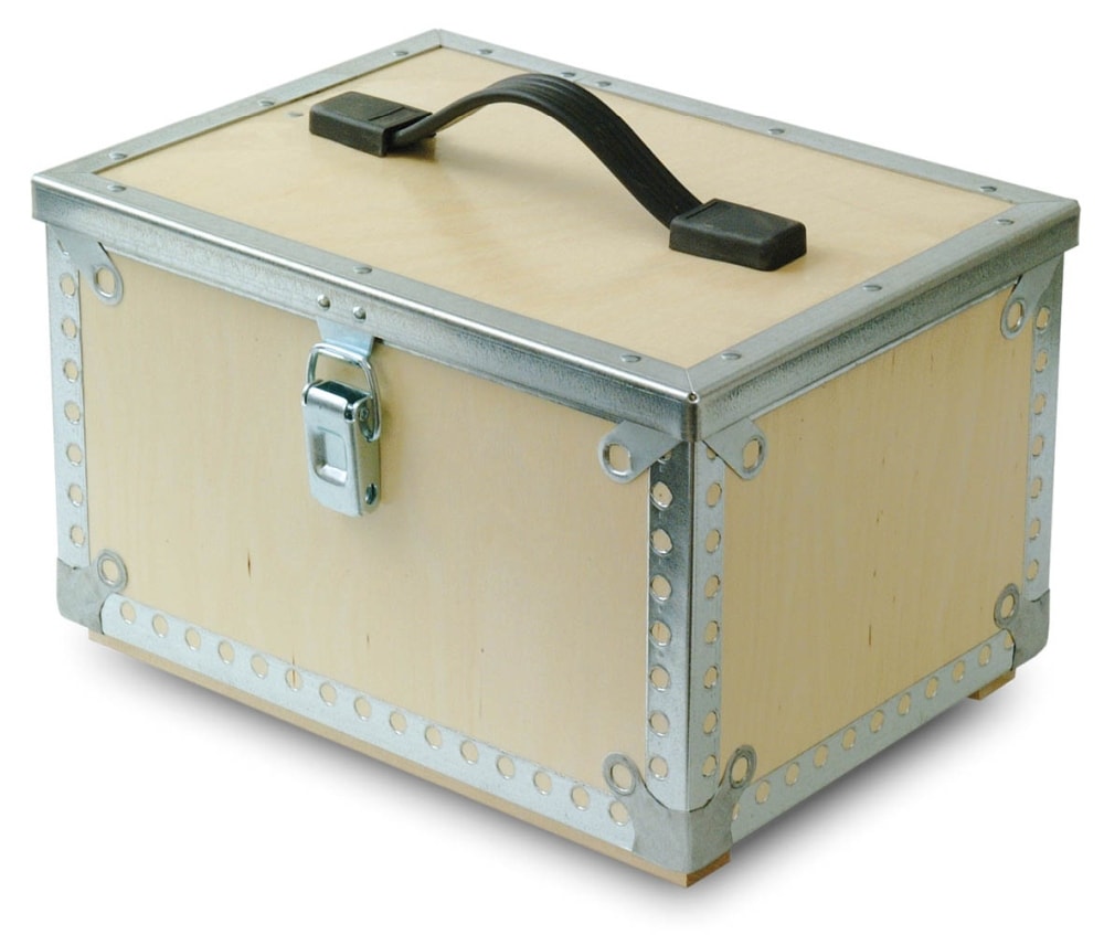 Plyfa kasse med låg 1140 x 740 x 800 mm