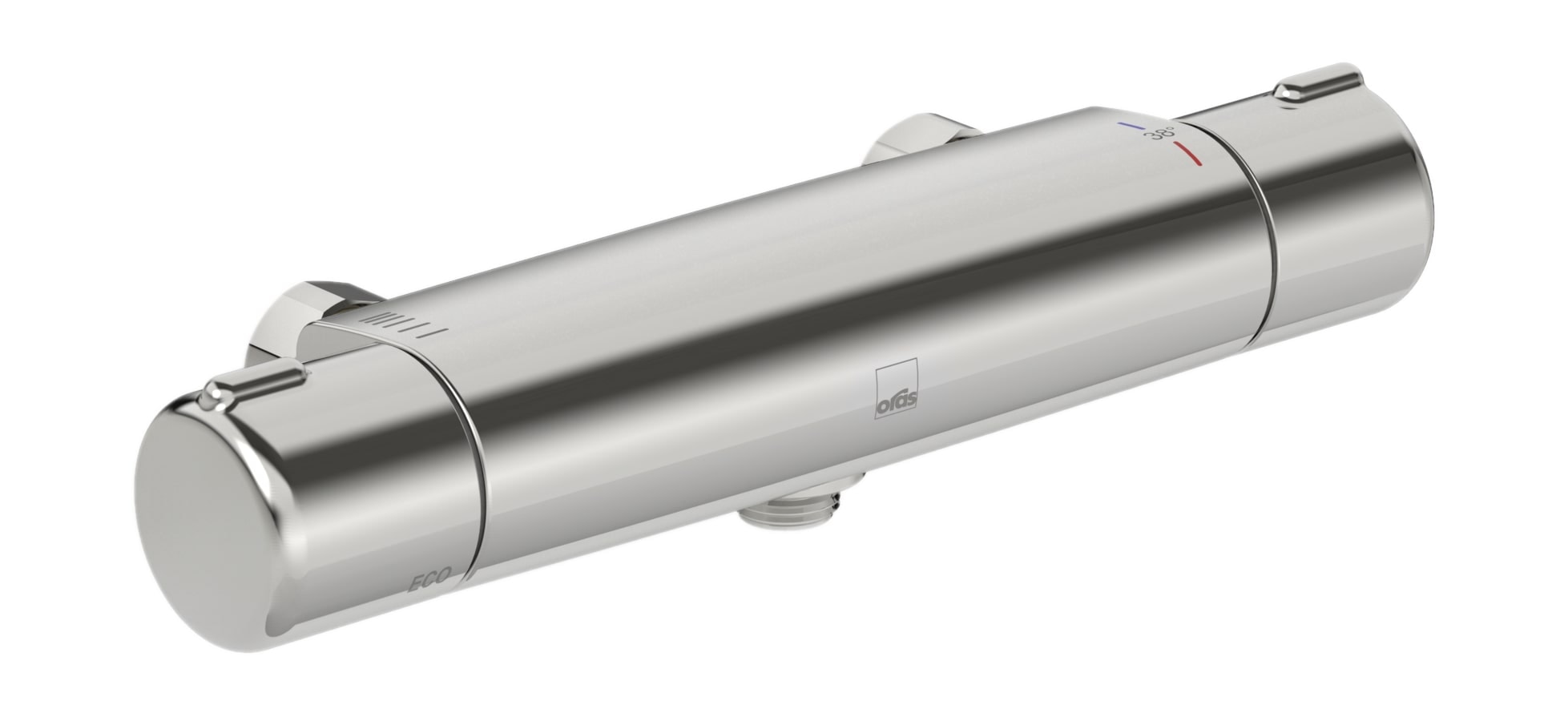 Oras Nova bruserarmatur i krom med termostat