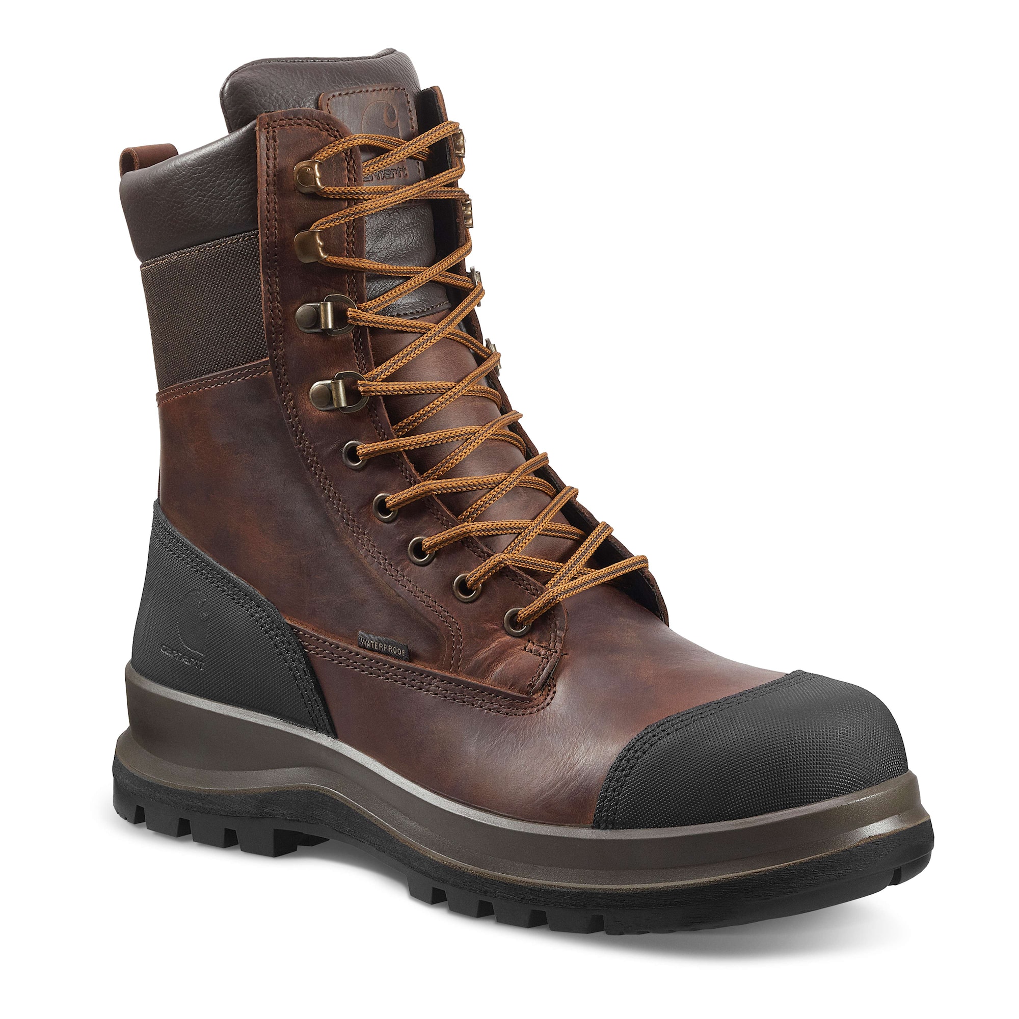 Carhartt Detroit 8" s3 Vandtæt Støvle, Herre, Dark brown, 48